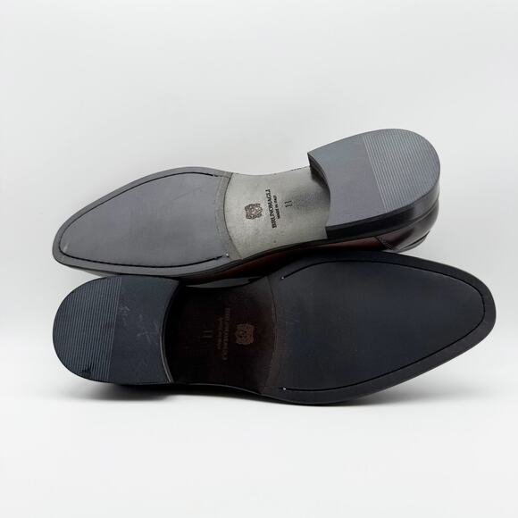 Bruno Magli Mens Nathan Penny Loafers US 11 EU 44 Brown Leather NIB - Picture 13 of 14